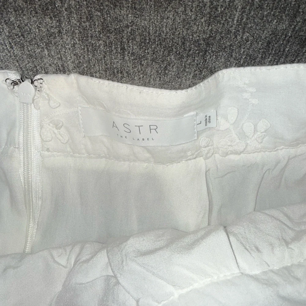Astr White Ruffled Two Piece Set - Picture 6 of 6